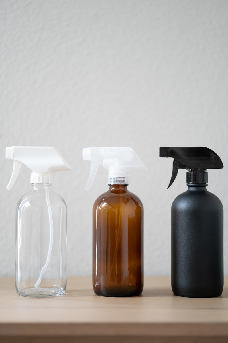 Reusable Glass Cleaner Bottles (Spray, Pump, or Screw Top)