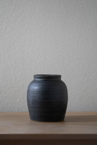 Handmade Matte Black Vase