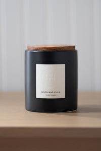 Woodland Villa Urban Ember hand poured non toxic clean soy candle