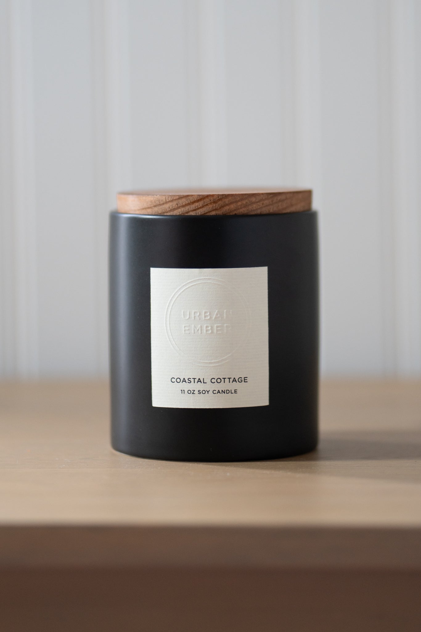 Coastal Cottage hand poured small batch urban ember soy candle