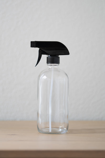 Clear Glass Refillable Spray Bottle